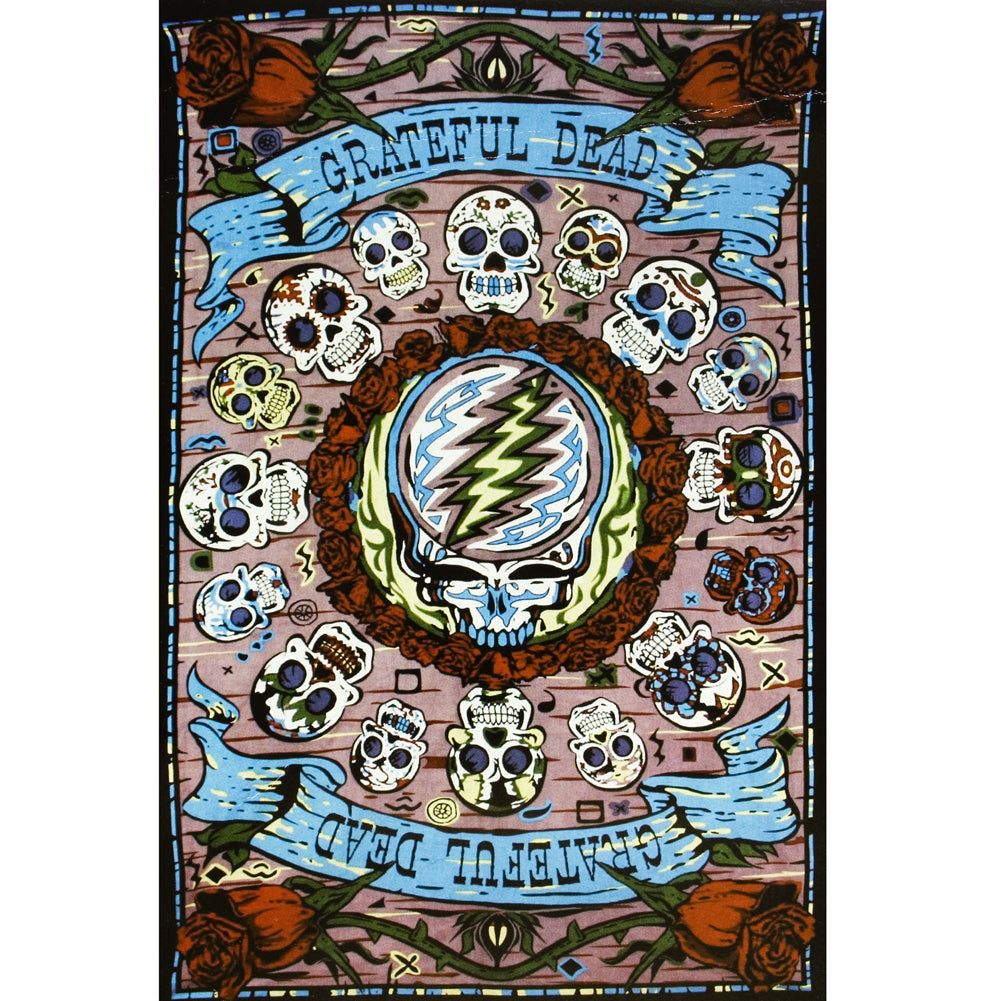 Grateful Dead - Mexicali Skulls Tapestry Tapestries Grateful Dead   