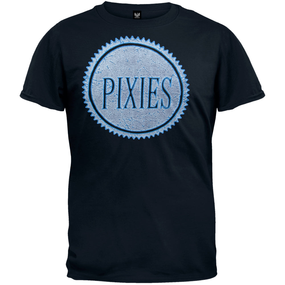 Pixies - Round Logo Soft T-Shirt Men's T-Shirts Pixies LG Black 