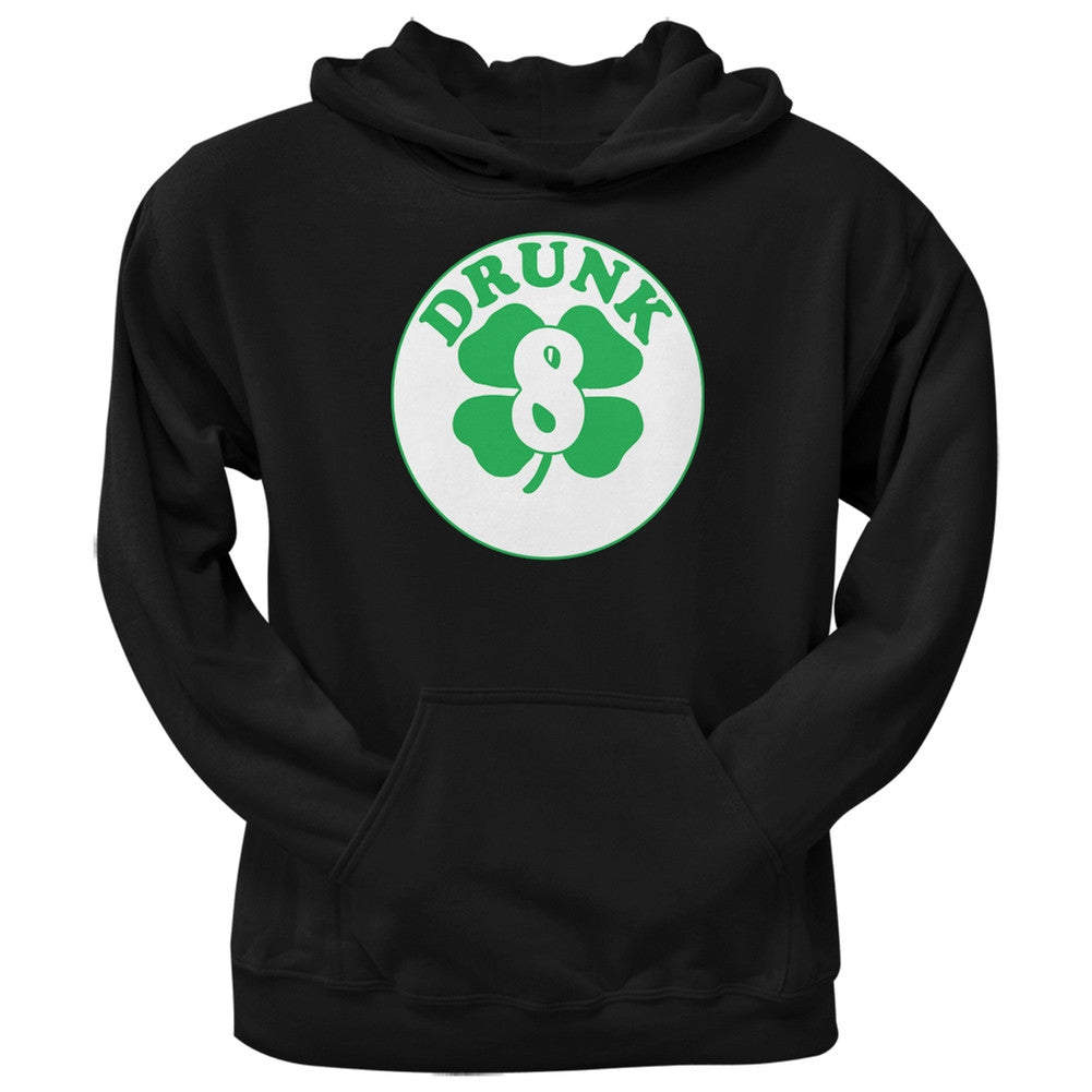 St. Patricks Day - Irish Drunk Eight Black Adult Hoodie Men's Hoodies Old Glory 2XL Black 