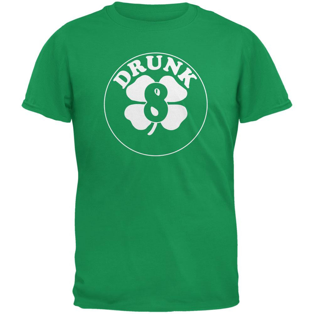 St. Patricks Day - Irish Drunk Eight Irish Green Adult T-Shirt Men's T-Shirts Old Glory 2XL Green 