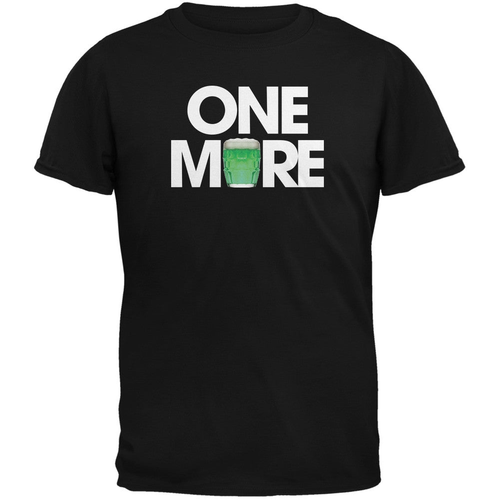 St. Patricks Day - One More Black Adult T-Shirt Men's T-Shirts Old Glory 2XL Black 
