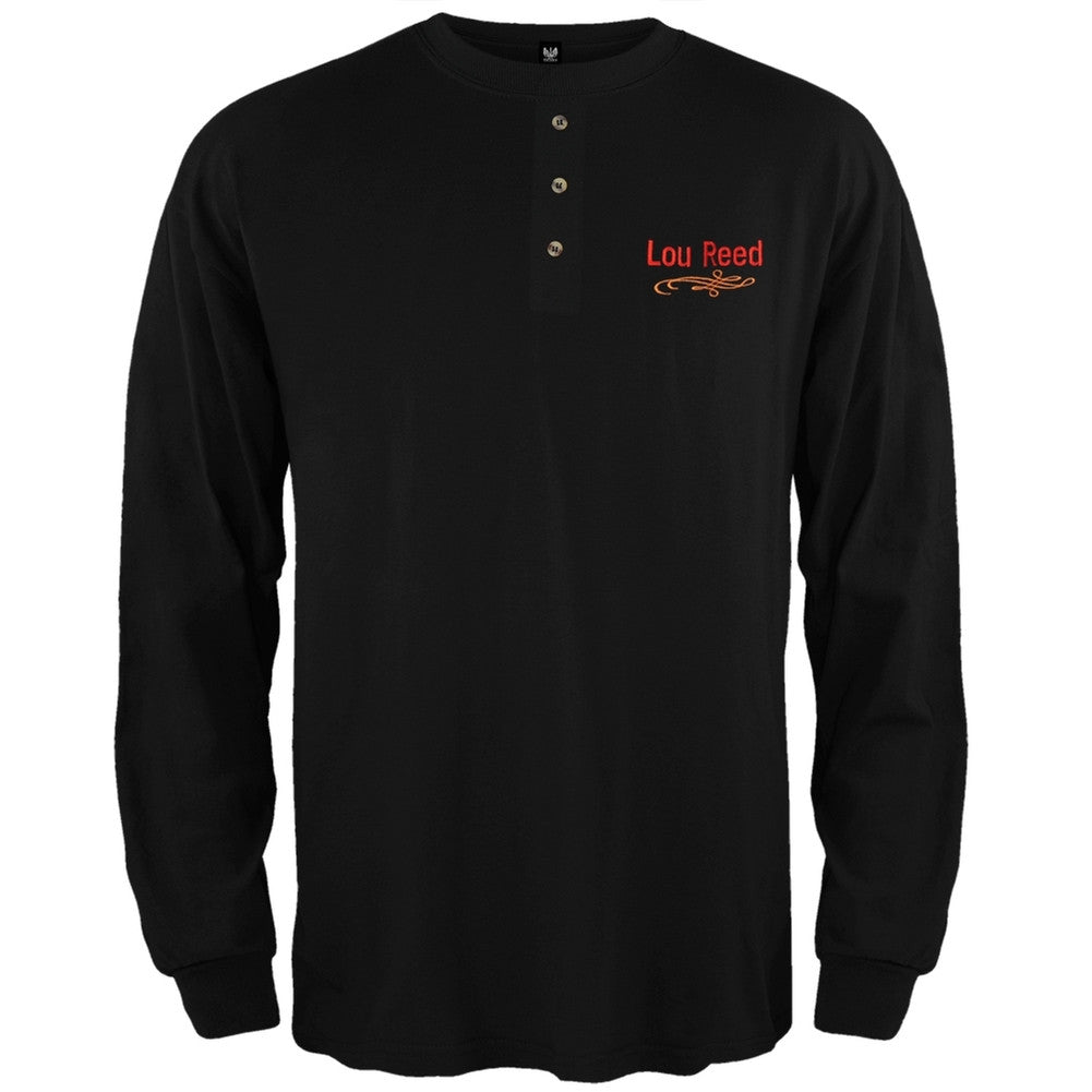 Lou Reed - Embroidered Logo Long Sleeve Men's Long Sleeves Lou Reed   