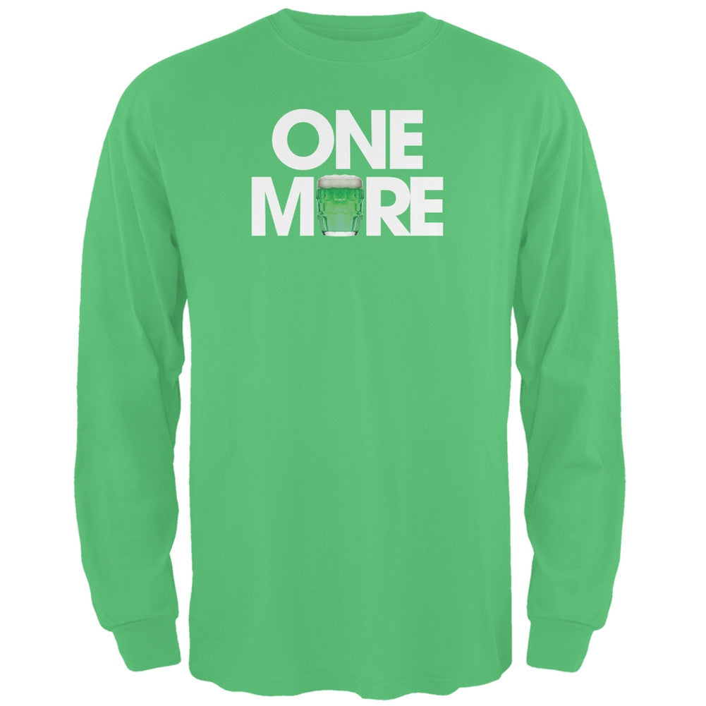 St. Patricks Day - One More Irish Green Adult Long Sleeve T-Shirt Men's Long Sleeves Old Glory 2XL Green 