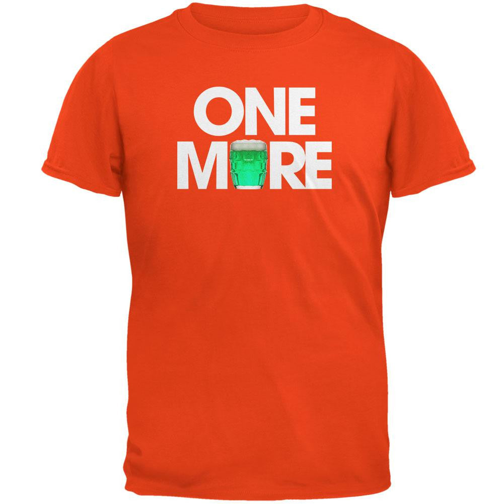 St. Patricks Day - One More Orange Adult T-Shirt Men's T-Shirts Old Glory 2XL Orange 