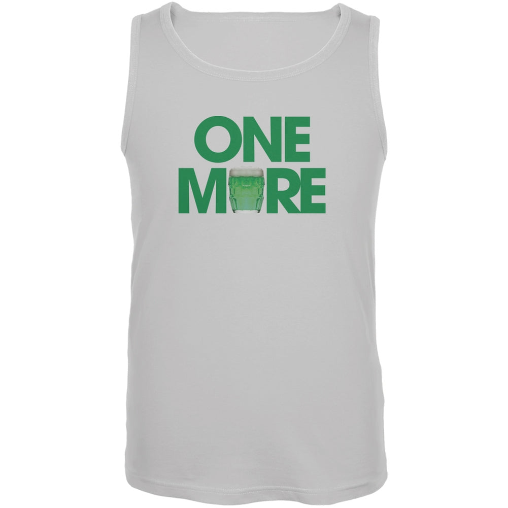 St. Patricks Day - One More White Adult Tank Top Men's Tank Tops Old Glory 2XL White 