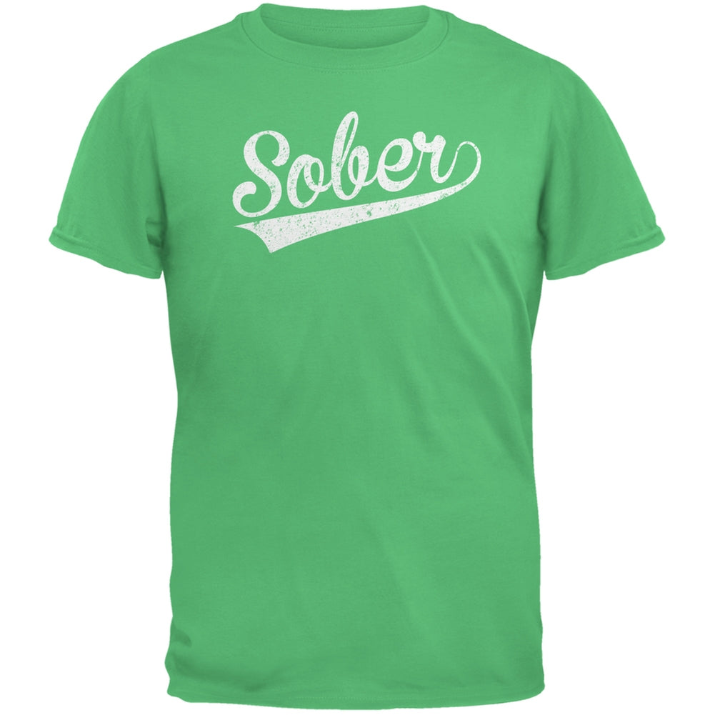 St. Patricks Day - Sober Irish Green Adult T-Shirt Men's T-Shirts Old Glory 2XL Green 