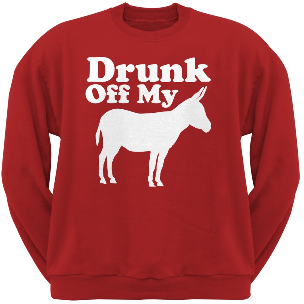 St. Patricks Day - Drunk Off My Ass Red Adult Sweatshirt Men's Sweatshirts Old Glory 2XL Red 