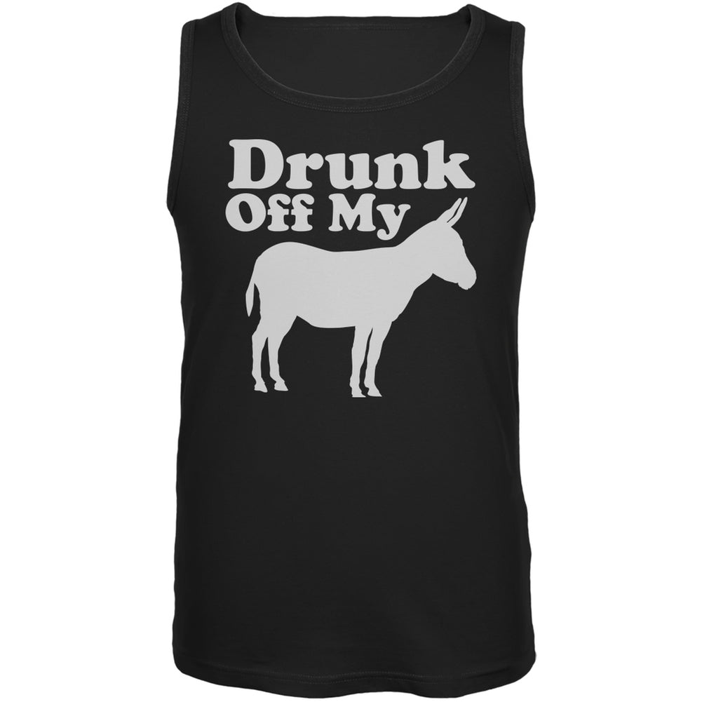 St. Patricks Day - Drunk Off My Ass Black Adult Tank Top Men's Tank Tops Old Glory 2XL Black 