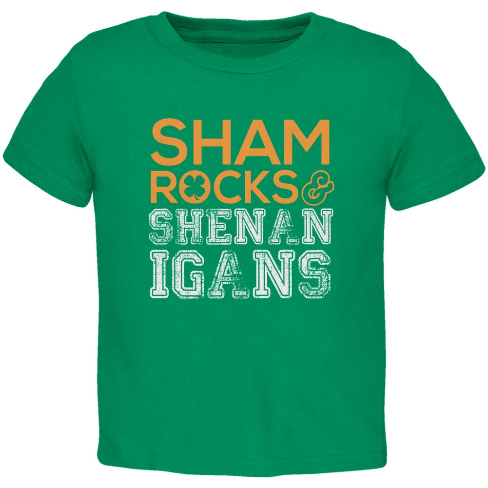 St. Patricks Day - Shamrocks & Shenanigans Kelly Toddler T-Shirt Toddler T-Shirts Old Glory   