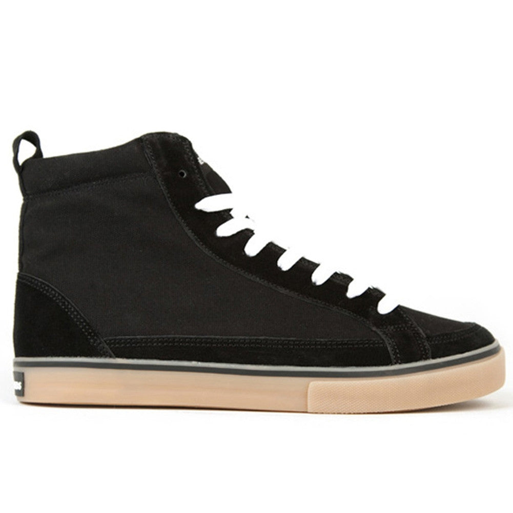 The Hundreds - Wayne High Top Black Suede & Canvas Sneakers – Old Glory