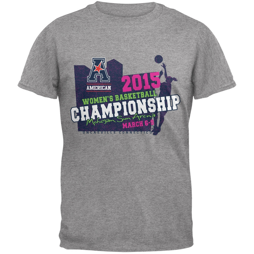 American Womens Championship - Heather Grey Adult T-Shirt Men's T-Shirts AAC Gear   