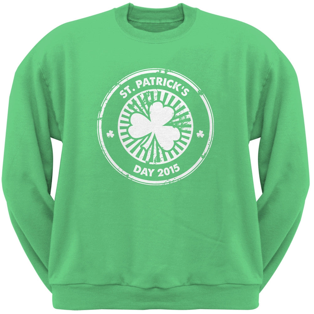 St. Patrick's Day - 2015 Irish Green Adult Sweatshirt Men's Sweatshirts Old Glory 2XL Green 