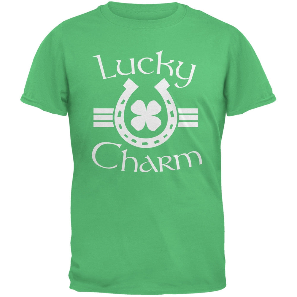 St. Patricks Day - Lucky Charm Irish Green Adult T-Shirt Men's T-Shirts Old Glory   