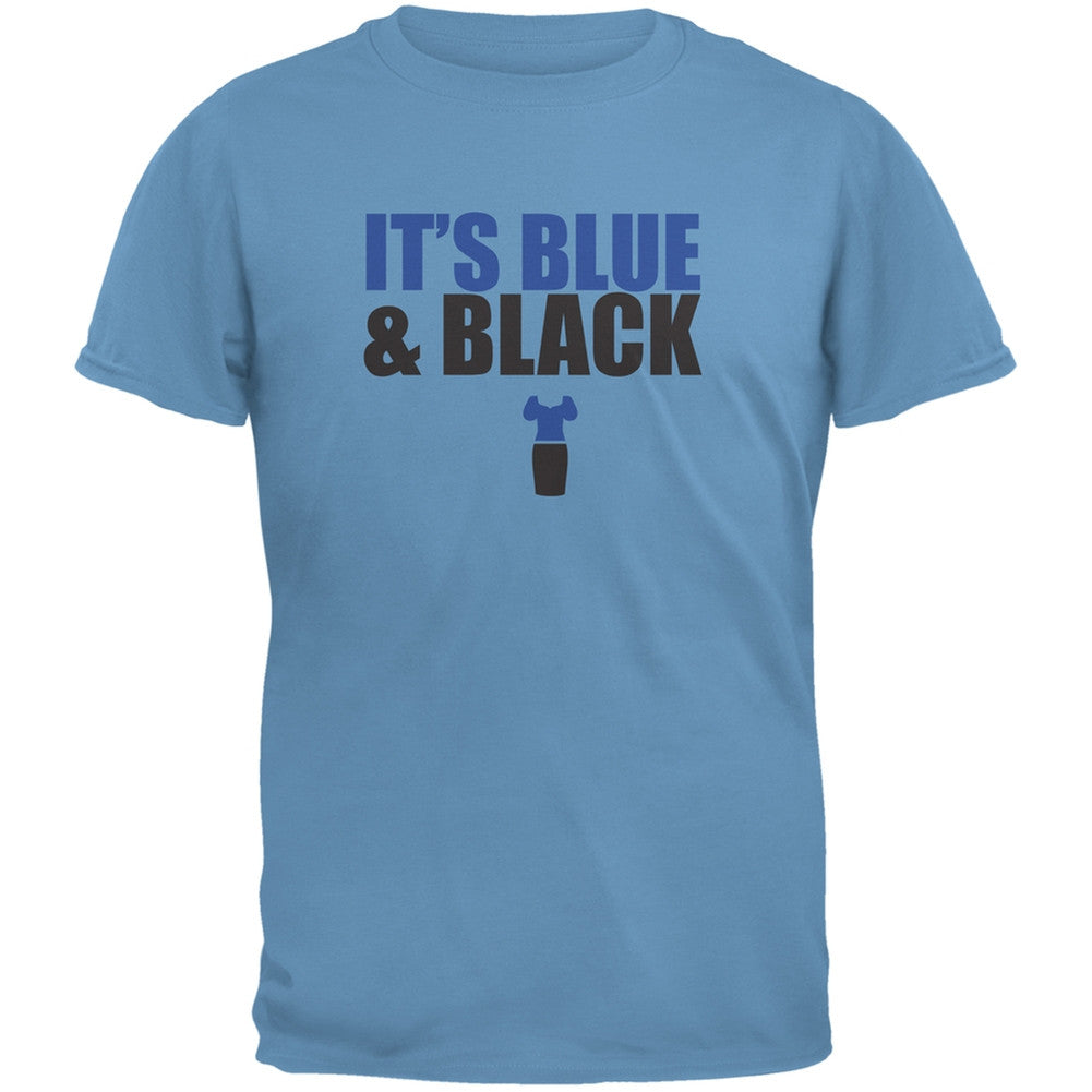 It's Blue And Black Carolina Blue Adult T-Shirt Men's T-Shirts Old Glory 2XL Blue 