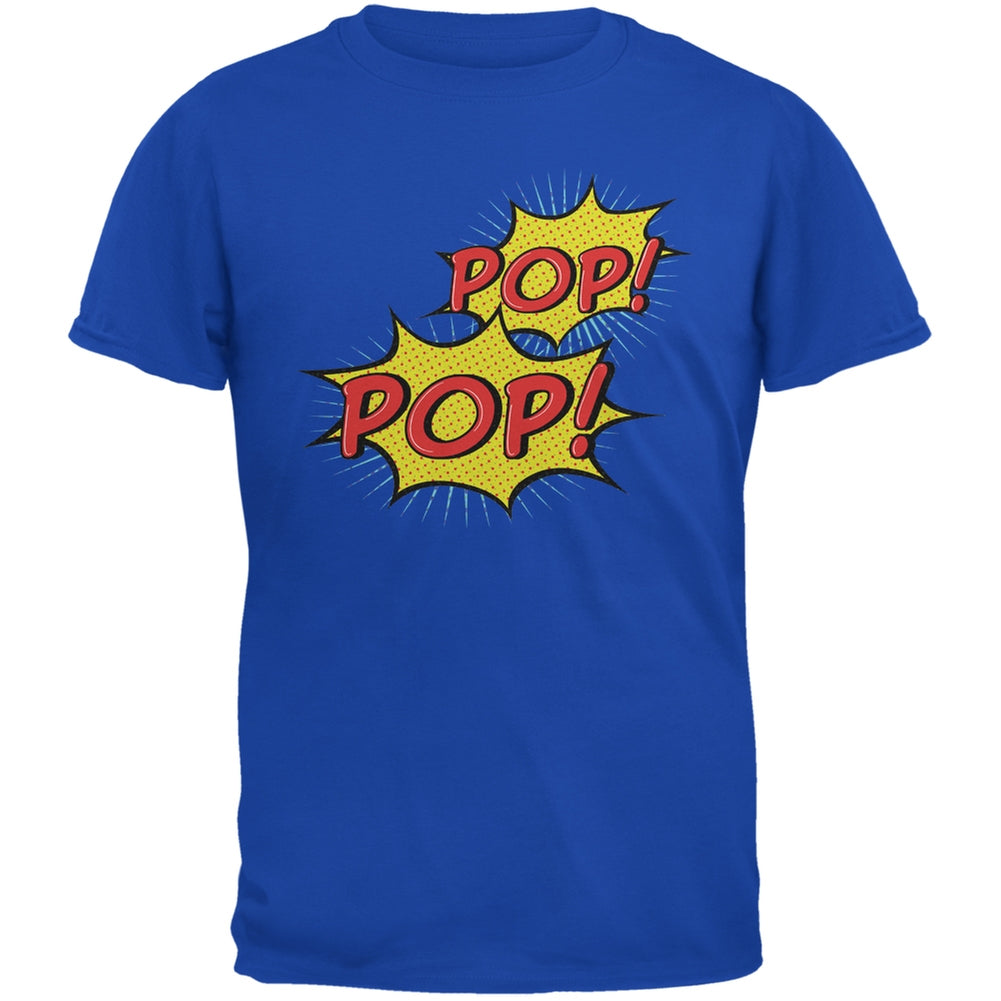 POP! POP! Royal Adult T-Shirt Men's T-Shirts Old Glory 2XL Blue 