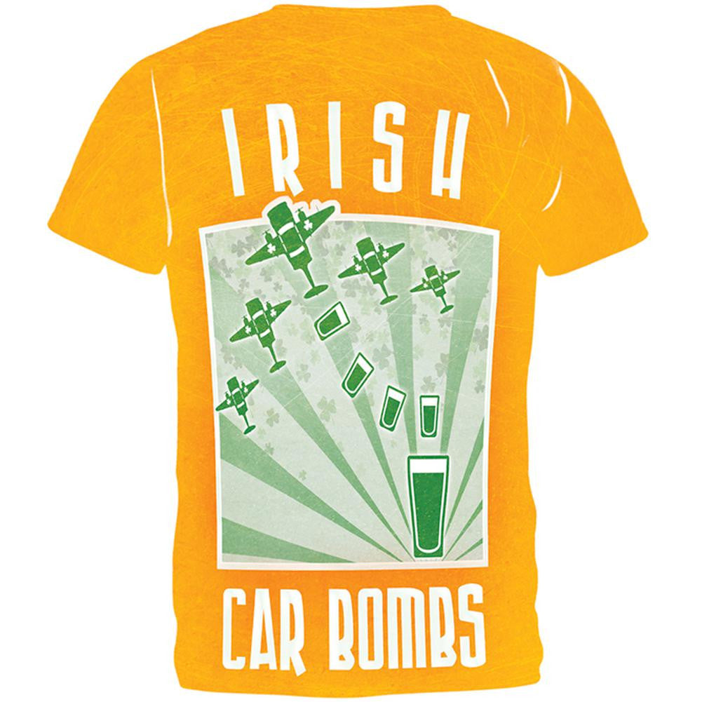 St. Patricks Day Irish Car Bombs All Over Adult T-Shirt Men's T-Shirts Old Glory   