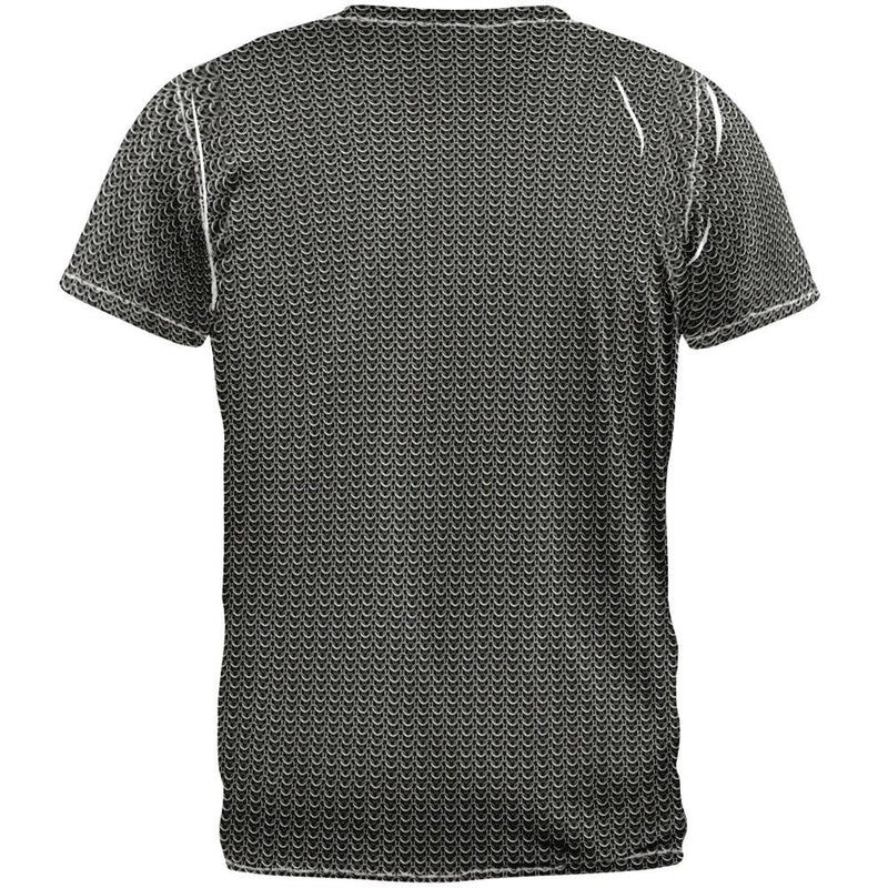 Chainmail Costume All Over Adult T-Shirt Men's T-Shirts Old Glory   