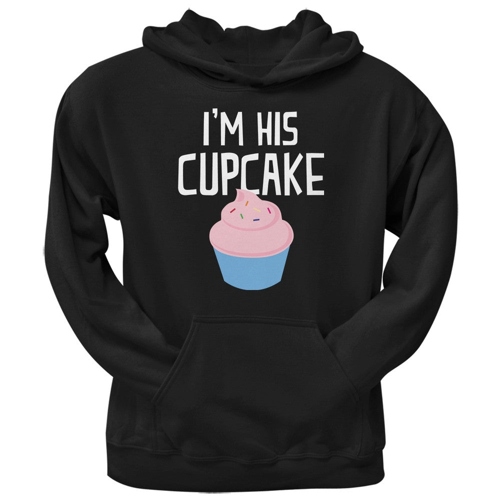 I'm His Cupcake Black Adult Hoodie Men's Hoodies Old Glory   