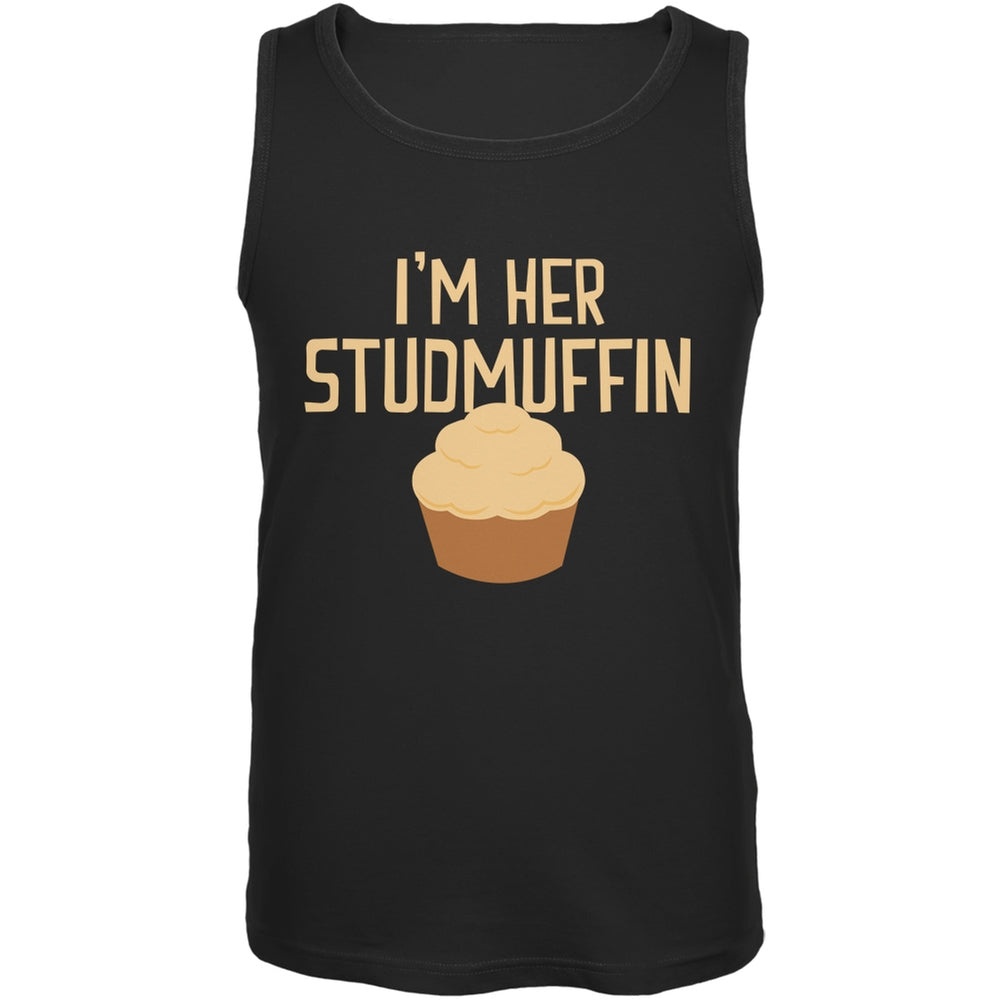 I'm Her Studmuffin Black Adult Tank Top Men's Tank Tops Old Glory 2XL Black 