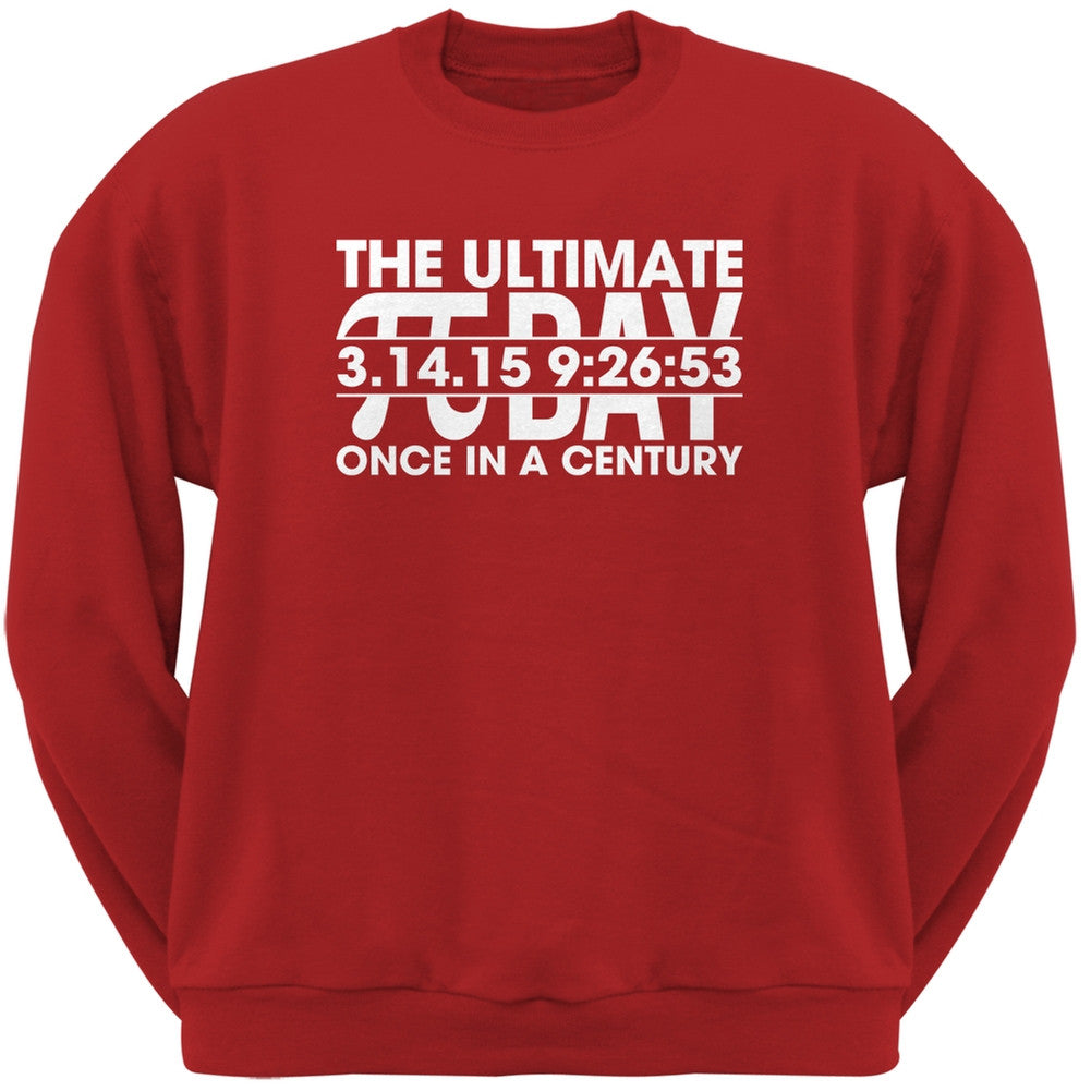 The Ultimate Pi Day 3.14.15 Red Adult Sweatshirt Men's Sweatshirts Old Glory SM Red 