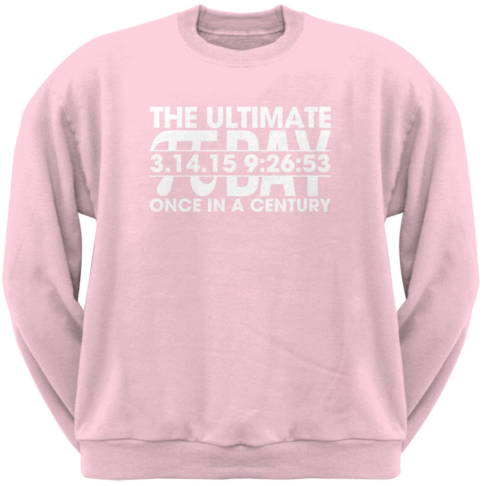 The Ultimate Pi Day 3.14.15 Light Pink Adult Sweatshirt Men's Sweatshirts Old Glory SM Pink 