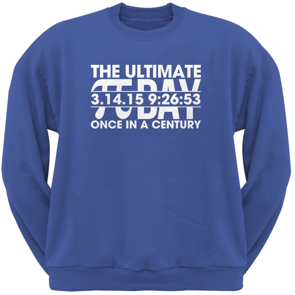 The Ultimate Pi Day 3.14.15 Blue Adult Sweatshirt Men's Sweatshirts Old Glory SM Blue 