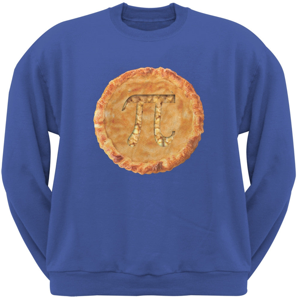 Pi Pie Blue Adult Sweatshirt Men's Sweatshirts Old Glory SM Blue 