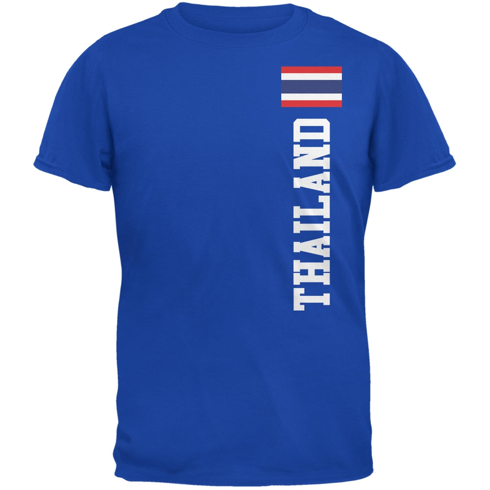 World Cup Thailand Royal Adult T-Shirt Men's T-Shirts FIFA 2XL Blue 