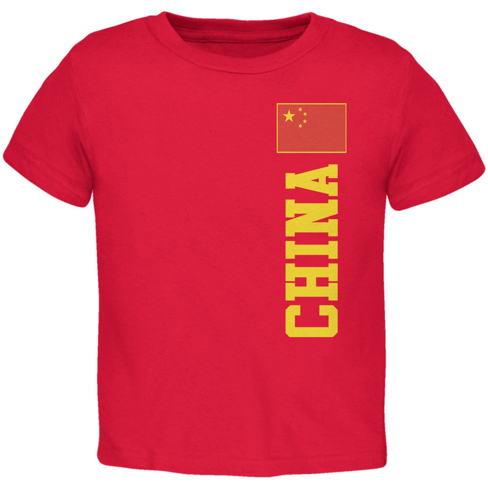 World Cup China Red Toddler T-Shirt Toddler T-Shirts FIFA 2T Red 