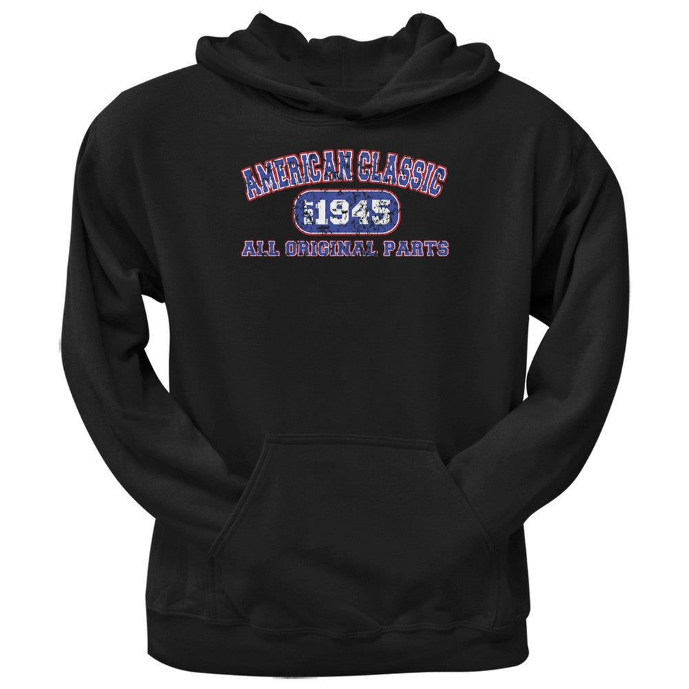 Classic American 1945 Funny Black Adult Hoodie Men's Hoodies Old Glory 2XL Black 