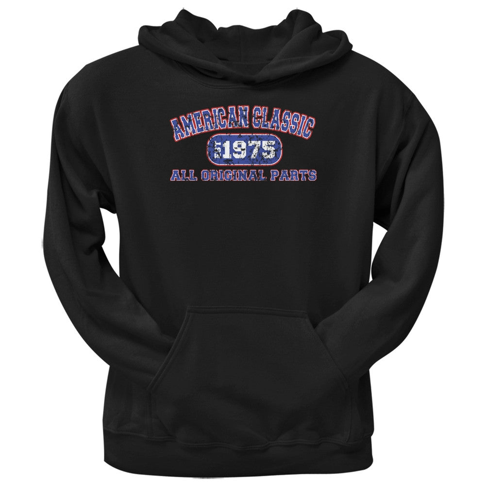 Classic American 1975 Funny Black Adult Hoodie Men's Hoodies Old Glory 2XL Black 