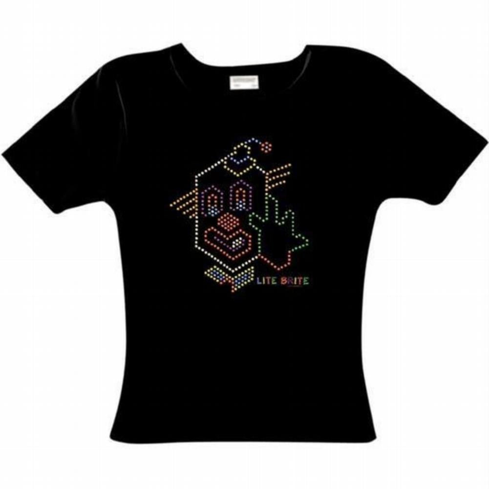 Lite Brite - Clown Ladies Babydoll Juniors Babydolls Lite Brite   