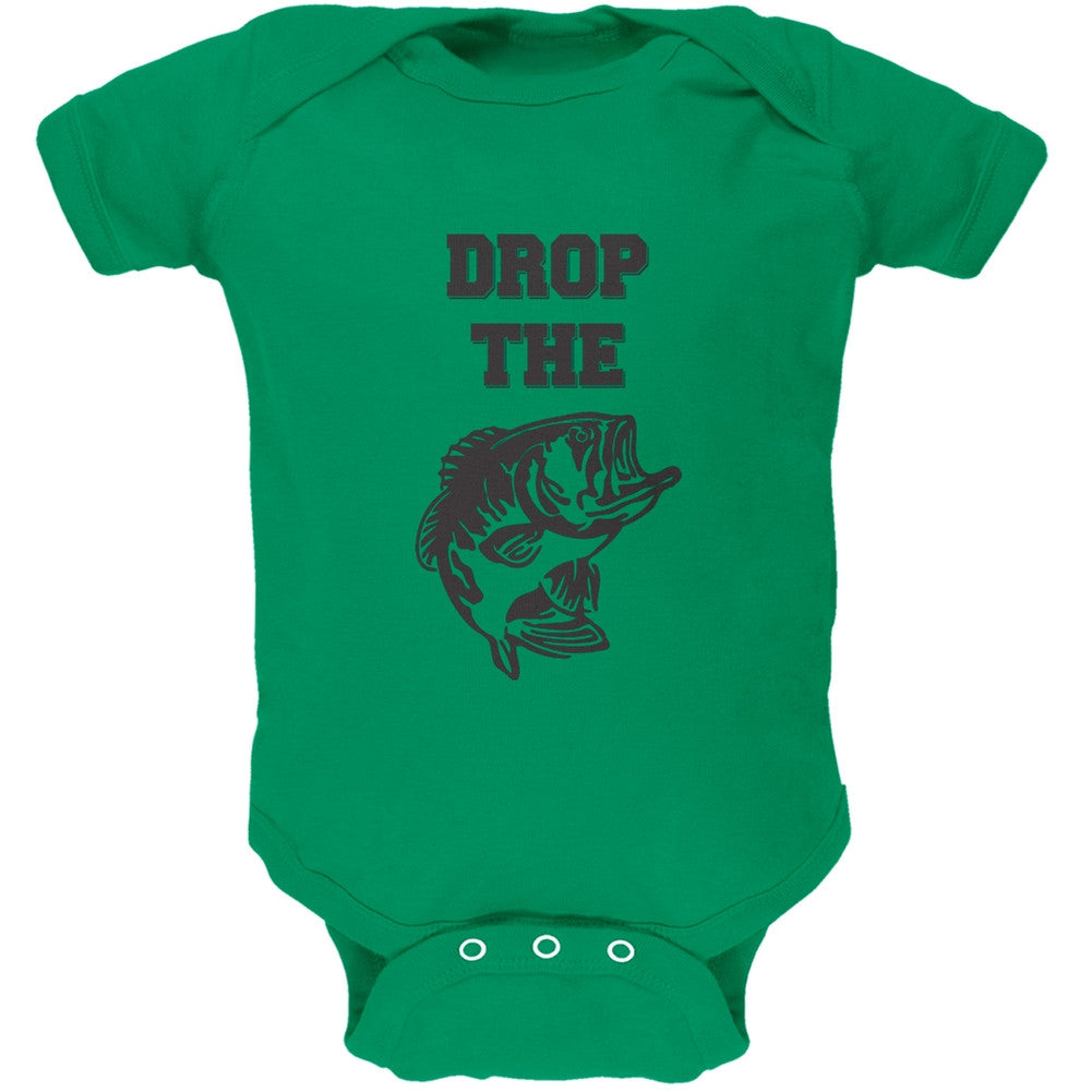 Drop The Bass Kelly Green Soft Baby One Piece Baby One Piece Old Glory 0-3M Green 