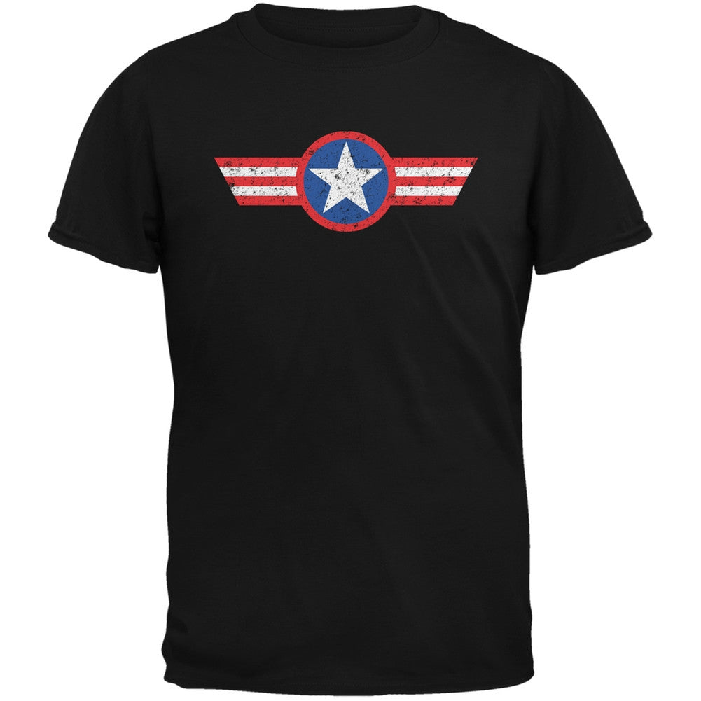 American Star Black Youth T-Shirt Youth T-Shirts Old Glory LG Black 