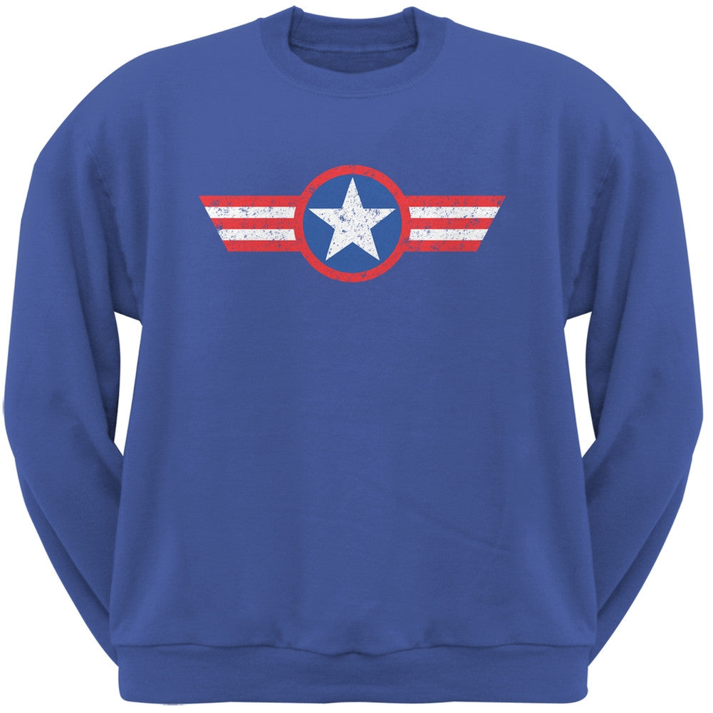 American Star Royal Adult Sweatshirt Men's Sweatshirts Old Glory 2XL Blue 