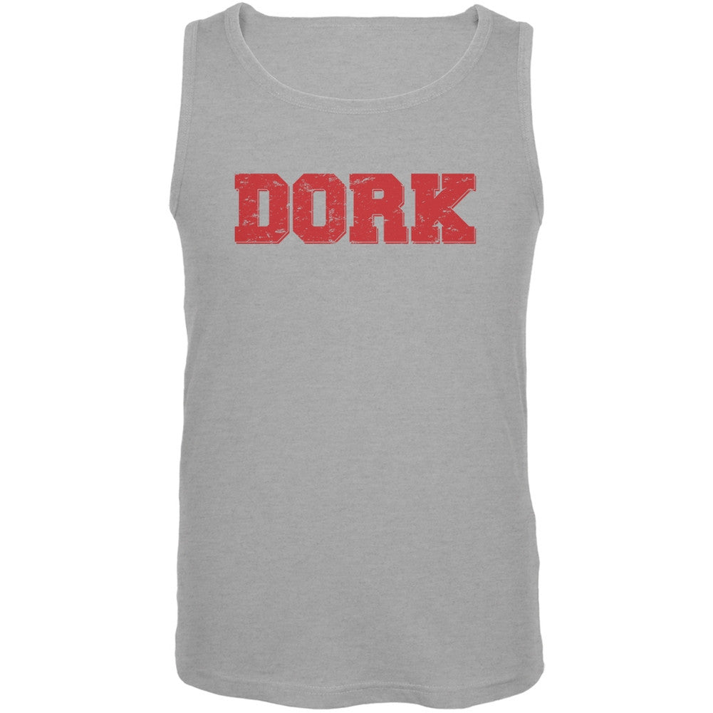 Dork Heather Grey Adult Tank Top Men's Tank Tops Old Glory 2XL Grey 