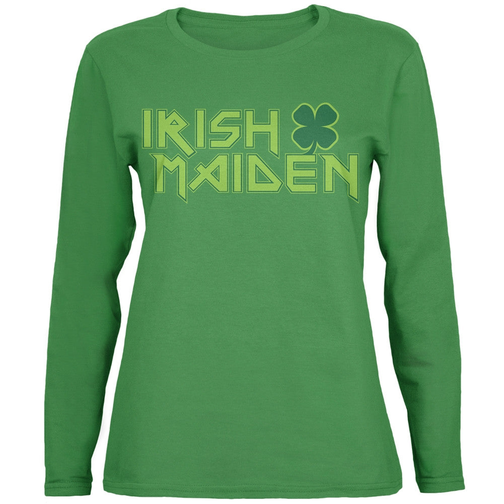 Irish Maiden Ladies Long Sleeve T-Shirt Women's Long Sleeves Old Glory   