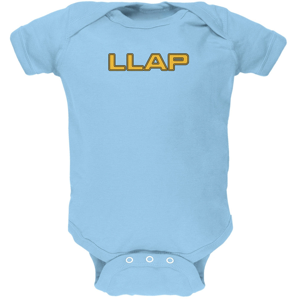 LLAP Light Blue Soft Baby One Piece Baby One Piece Old Glory 0-3M Blue 