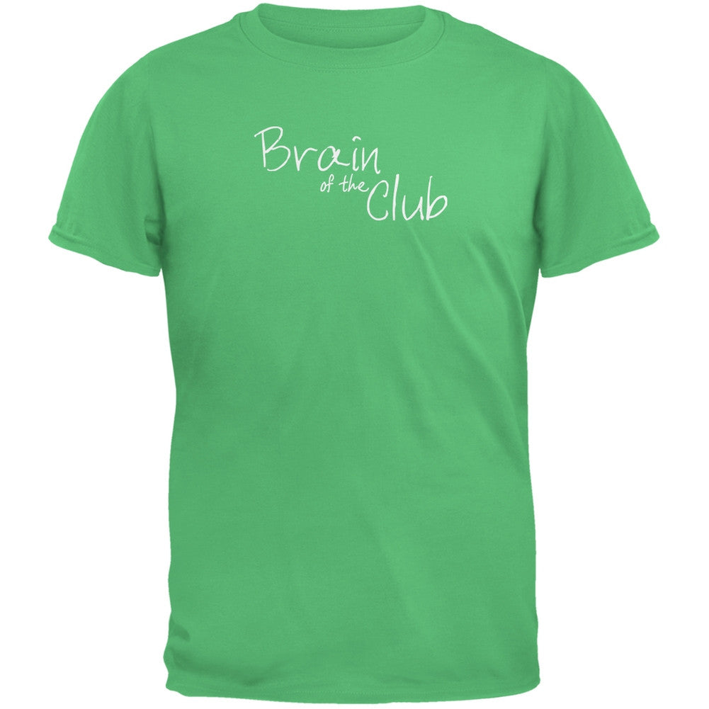 Brain of the Club Irish Green Adult T-Shirt Men's T-Shirts Old Glory 2XL Green 