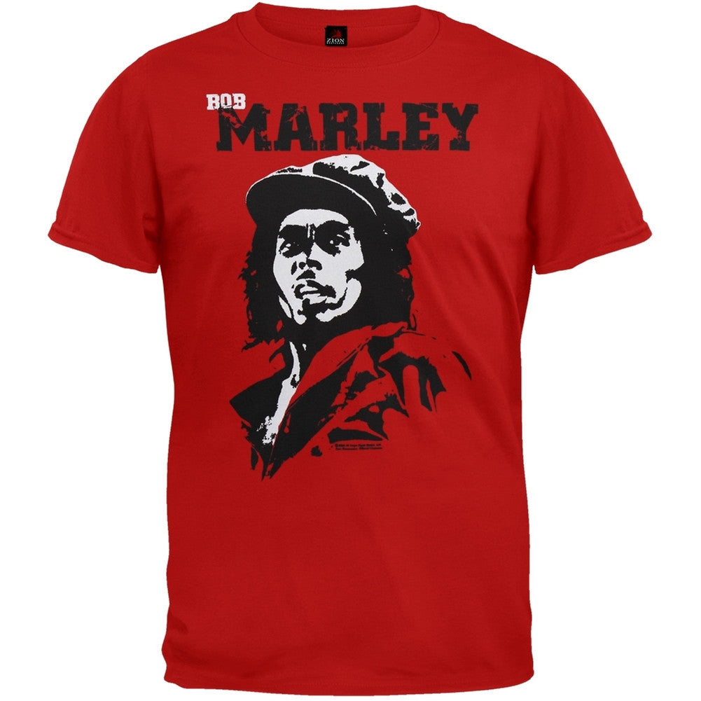 Bob Marley - Freedom T-Shirt Men's T-Shirts Bob Marley SM Red 