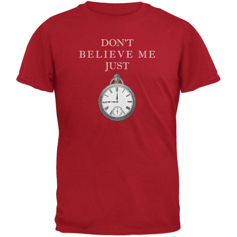 Dont Believe Me Red Youth T-Shirt Youth T-Shirts Old Glory LG Red 