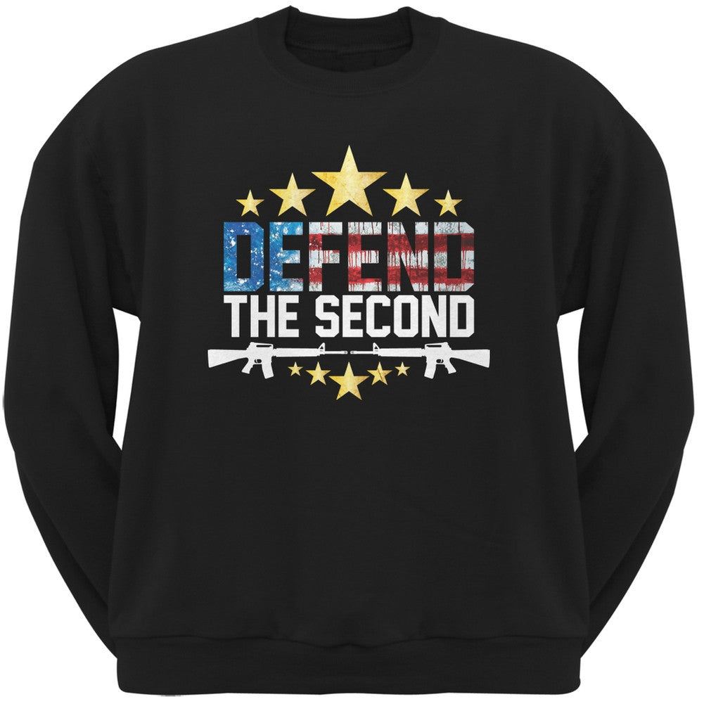 Defend The Second Black Adult Sweatshirt Men's Sweatshirts Old Glory 2XL Black 