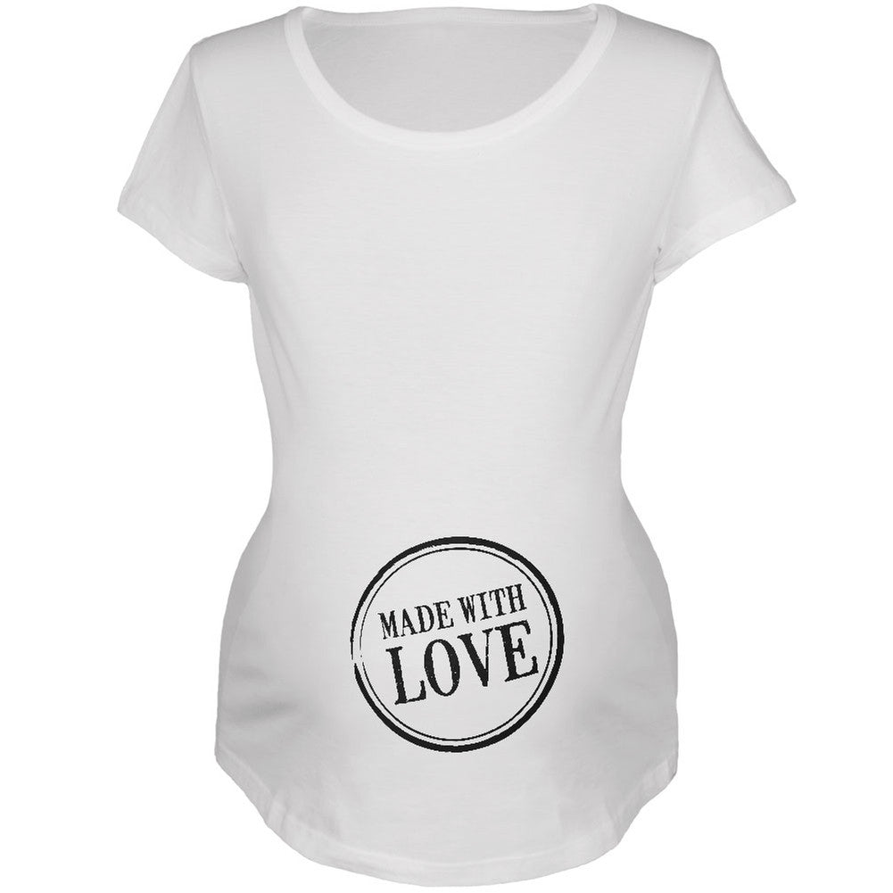 "Made With Love" Soft Maternity T-Shirt Maternity T-Shirts Old Glory   