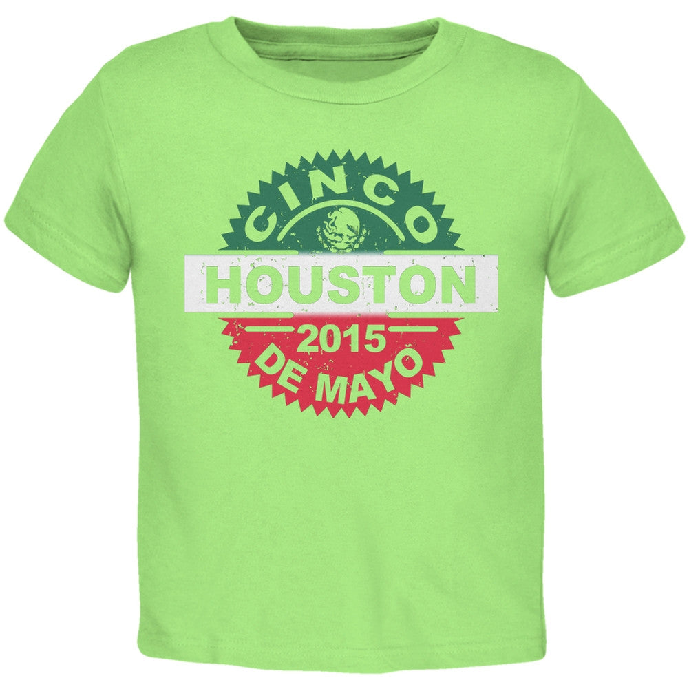 Cinco De Mayo - Houston Gold Toddler T-Shirt Toddler T-Shirts Old Glory   