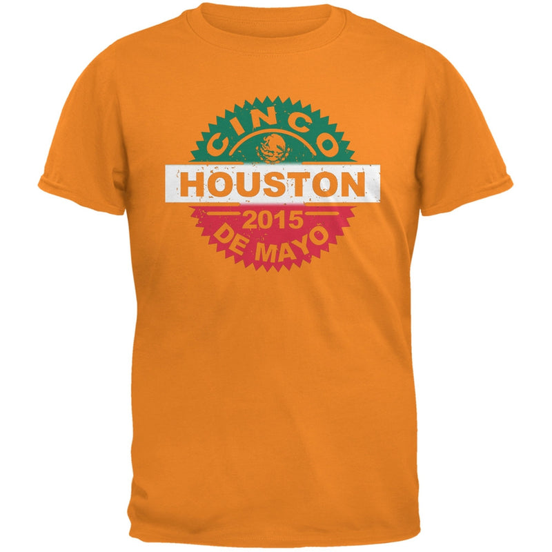 Cinco De Mayo - Houston Electric Green Youth T-Shirt Youth T-Shirts Old Glory   