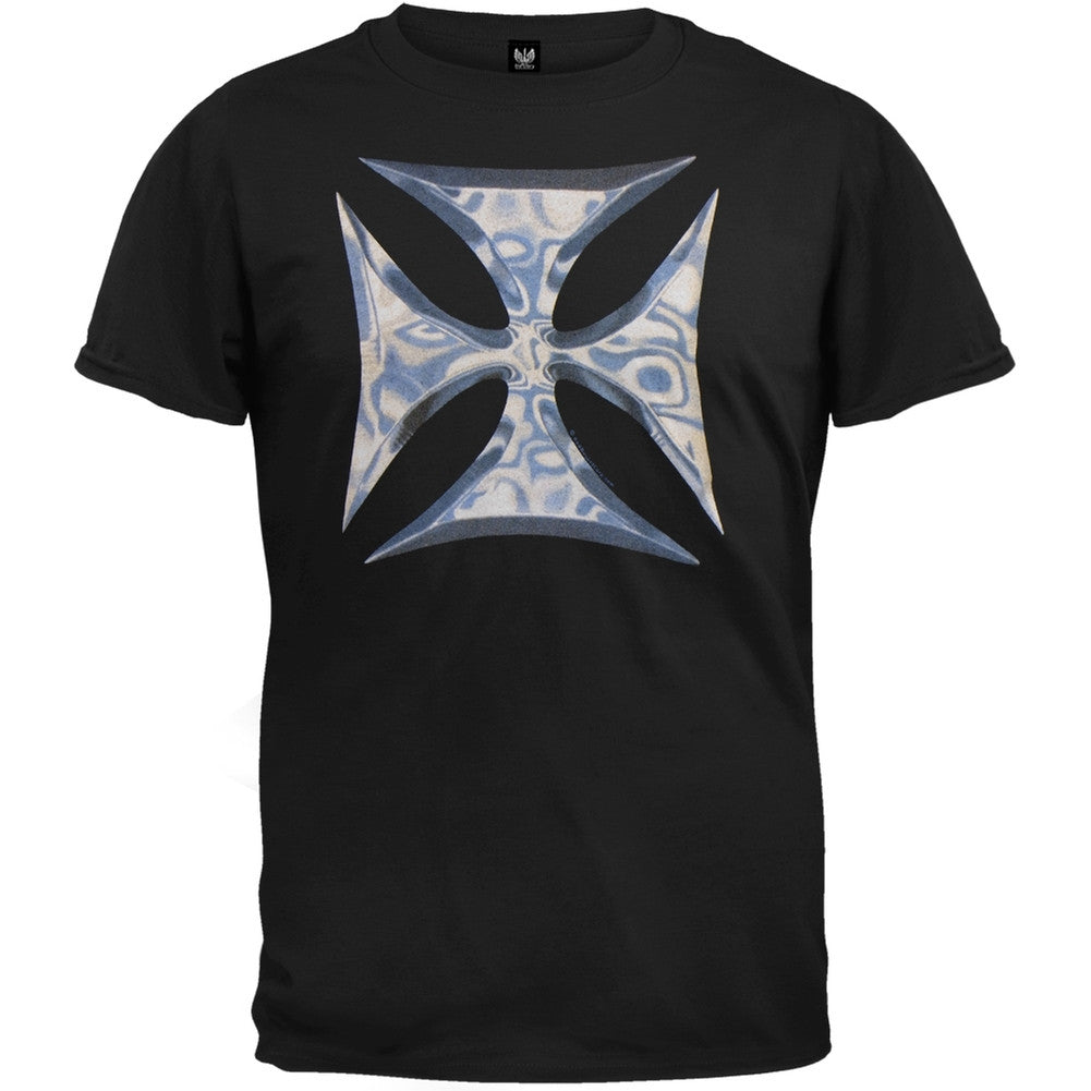 Iron Cross Black T-Shirt Men's T-Shirts Old Glory   