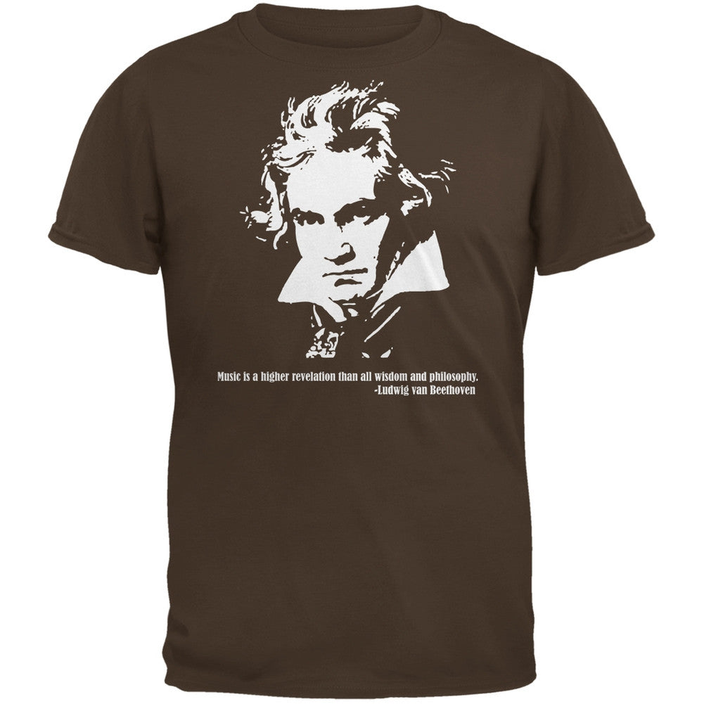 Beethoven Brown Youth T-Shirt Youth T-Shirts Old Glory LG Brown 