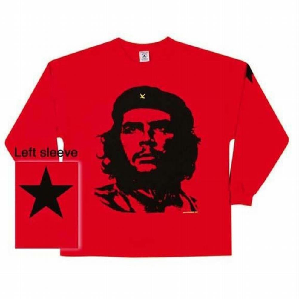 Che Guevara - Face Red Long Sleeve T-Shirt Men's Long Sleeves Che Guevara LG Red