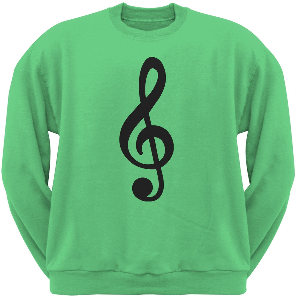 Treble Clef Irish Green Adult Sweatshirt Men's Sweatshirts Old Glory 2XL Green 