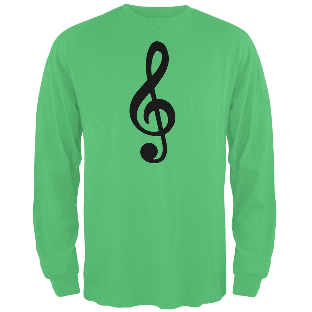 Treble Clef Irish Green Adult Long Sleeve T-Shirt Men's Long Sleeves Old Glory 2XL Green 